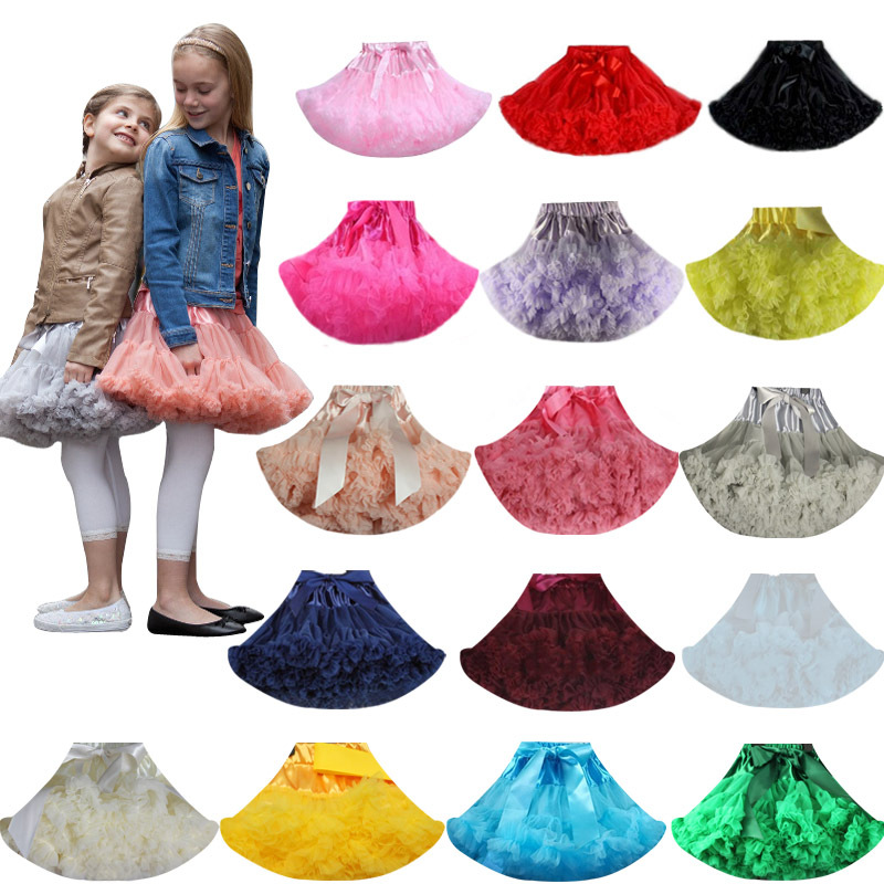 skirt tutu ສໍາລັບເດັກຍິງ Kids Fluffy Skirt ວັນເດືອນປີເກີດພັກວັນເກີດຂອງພັກວັນເກີດ