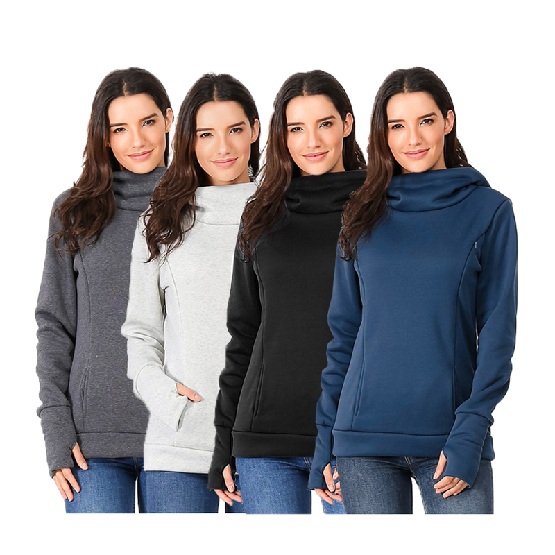 Hoodie ທີ່ແຂງແກ່ນທີ່ຖືກພິມໄວ້ດ້ານເທິງ